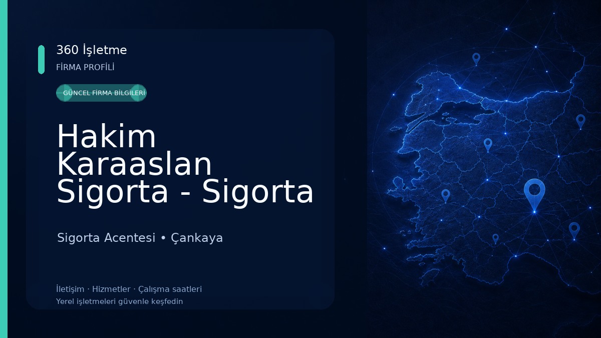 Hakim Karaaslan Sigorta - Sigorta Hakimi Sigorta Acentesi
