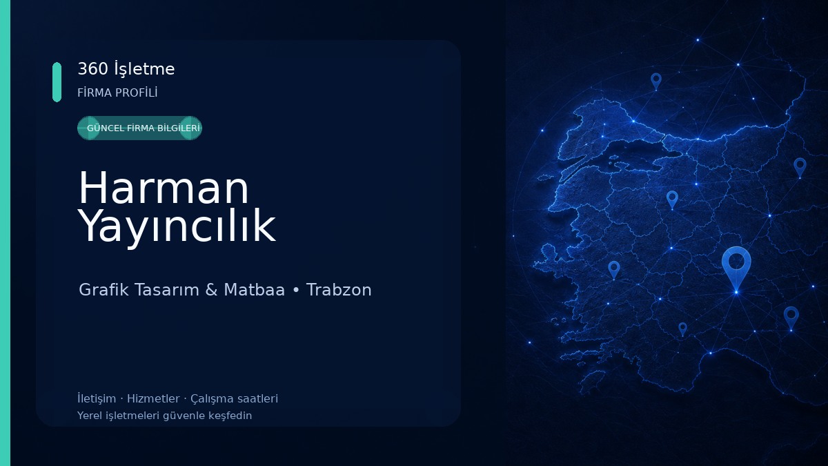 Harman Yayıncılık Grafik Tasarım & Matbaa