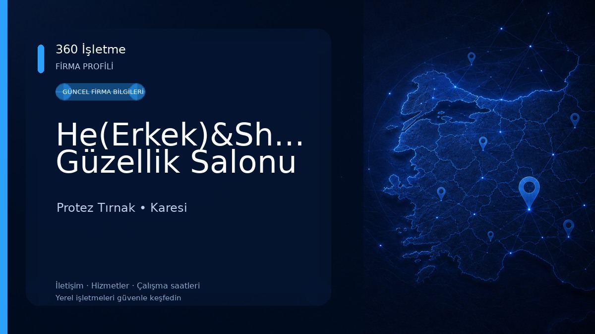 He(Erkek)&She(Kadın) Güzellik Salonu