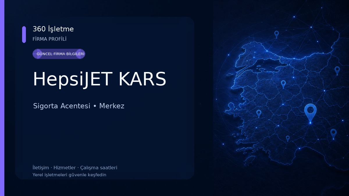 HepsiJET KARS Sigorta Acentesi
