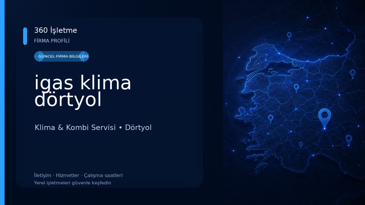 igas klima dörtyol Klima & Kombi Servisi