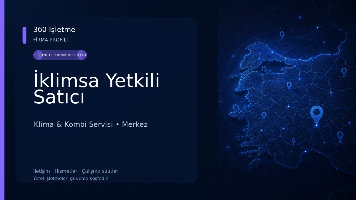 İklimsa Yetkili Satıcı