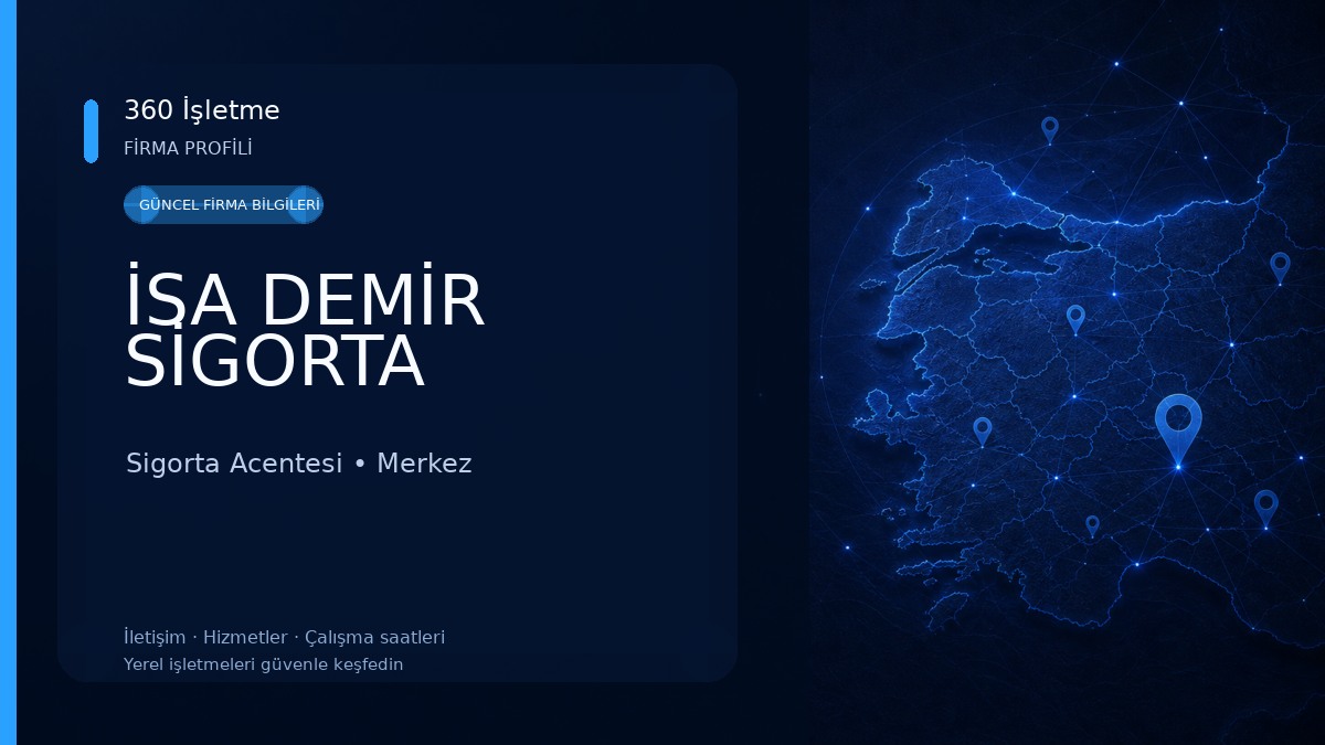 İSA DEMİR SİGORTA Sigorta Acentesi