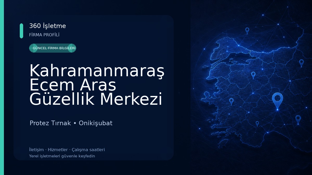 Kahramanmaraş Ecem Aras Güzellik Merkezi