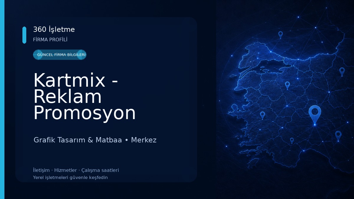 Kartmix - Reklam Promosyon Matbaa Tabela 