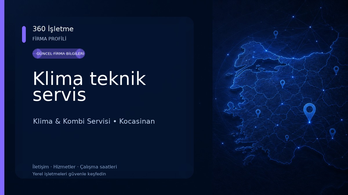 Klima teknik servis Klima & Kombi Servisi