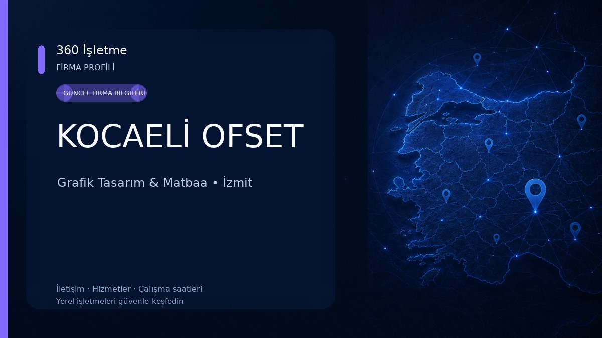 KOCAELİ OFSET Grafik Tasarım & Matbaa