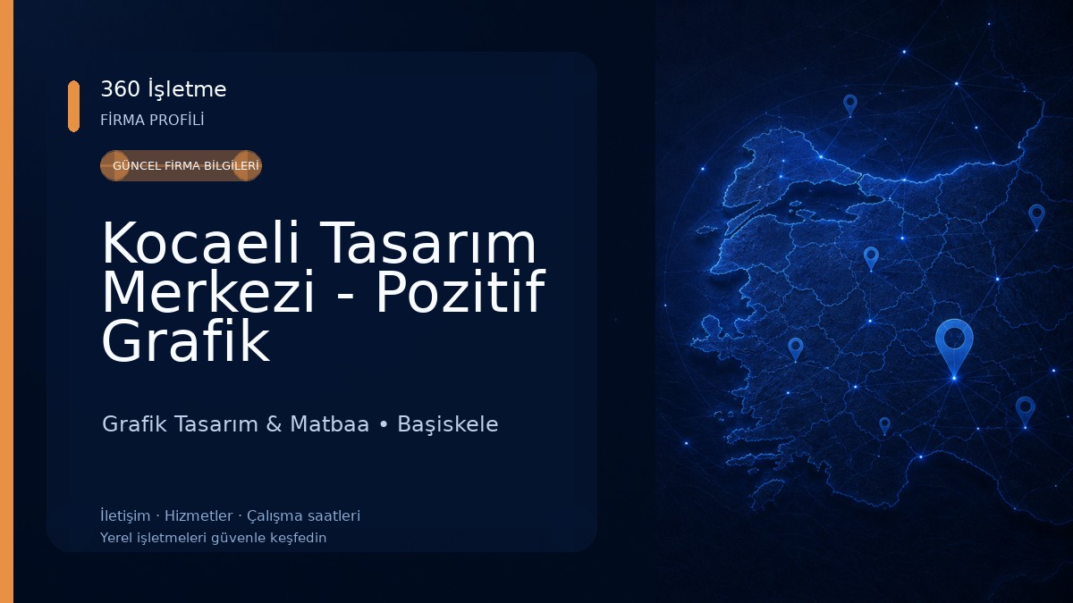 Kocaeli Tasarım Merkezi - Pozitif Grafik Grafik Tasarım & Matbaa