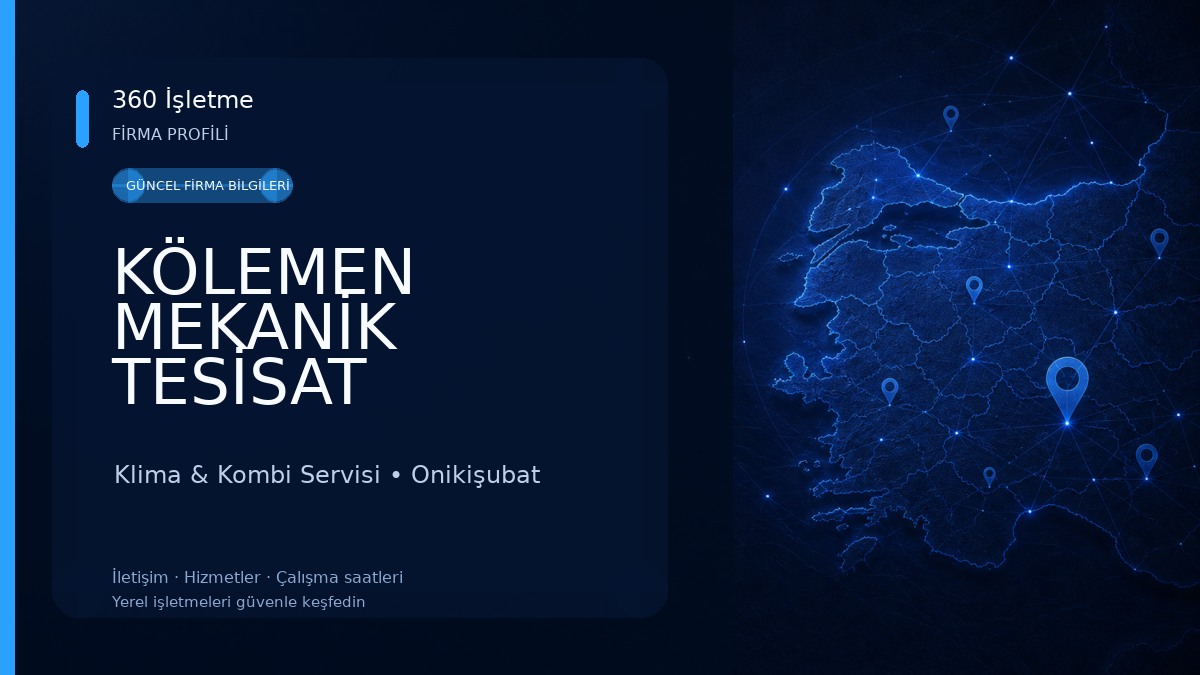 KÖLEMEN MEKANİK TESİSAT SANICA, DEMİRDÖKÜM, BOSCH, BAYMAK, AİRFEL, ALARKO KOMBİ SERVİS