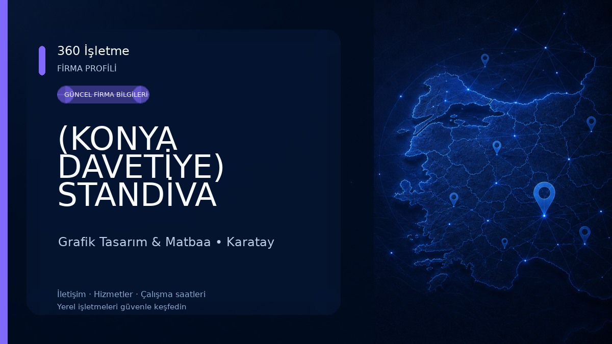 (KONYA DAVETİYE) STANDİVA REKLAM & PROMOSYON 