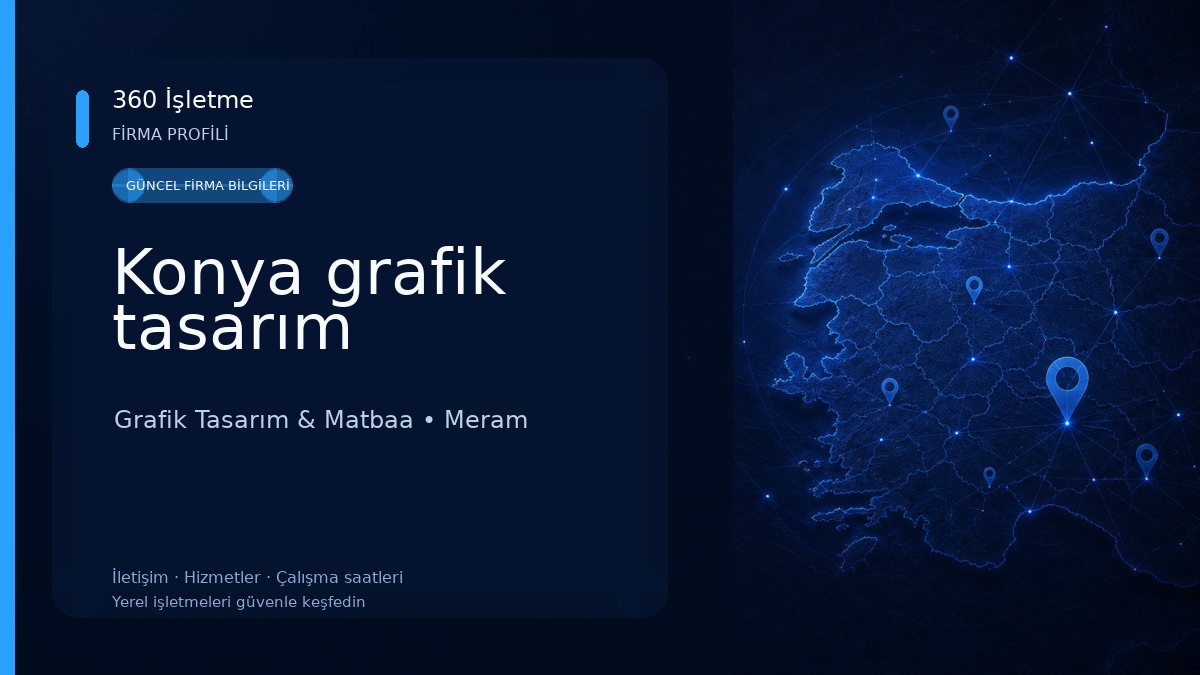 Konya grafik tasarım Grafik Tasarım & Matbaa