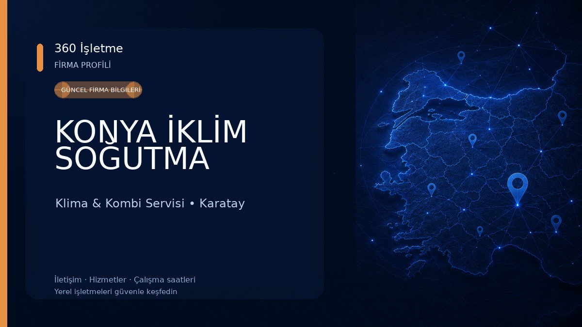 KONYA İKLİM SOĞUTMA Klima & Kombi Servisi