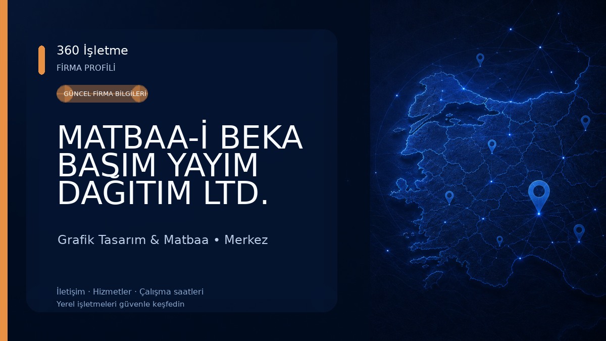 MATBAA-İ BEKA BASIM YAYIM DAĞITIM LTD. ŞTİ