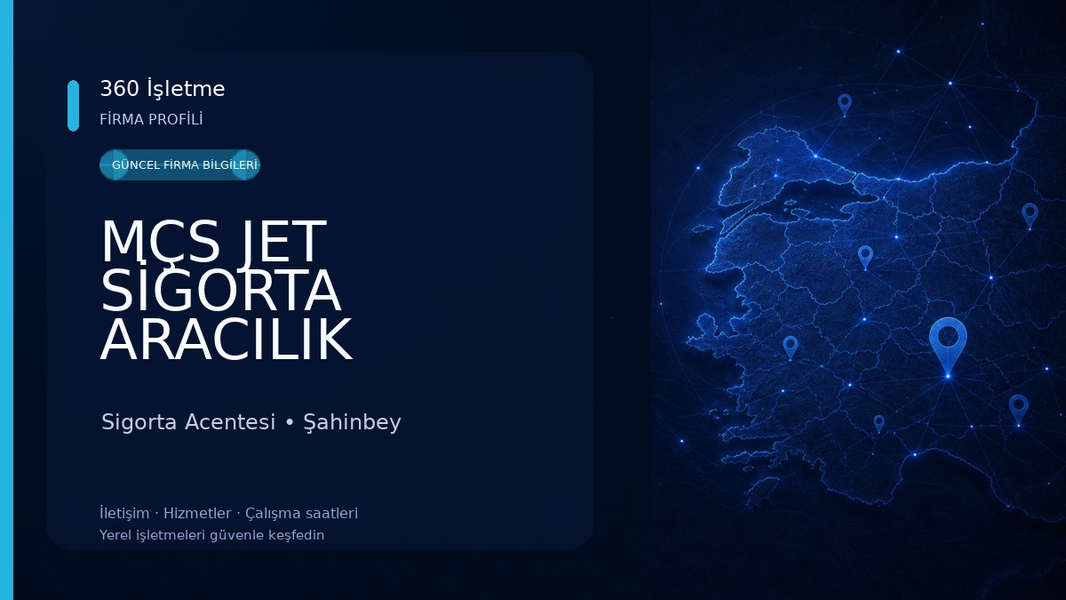 MÇS JET SİGORTA ARACILIK HİZM.LTD.ŞTİ.