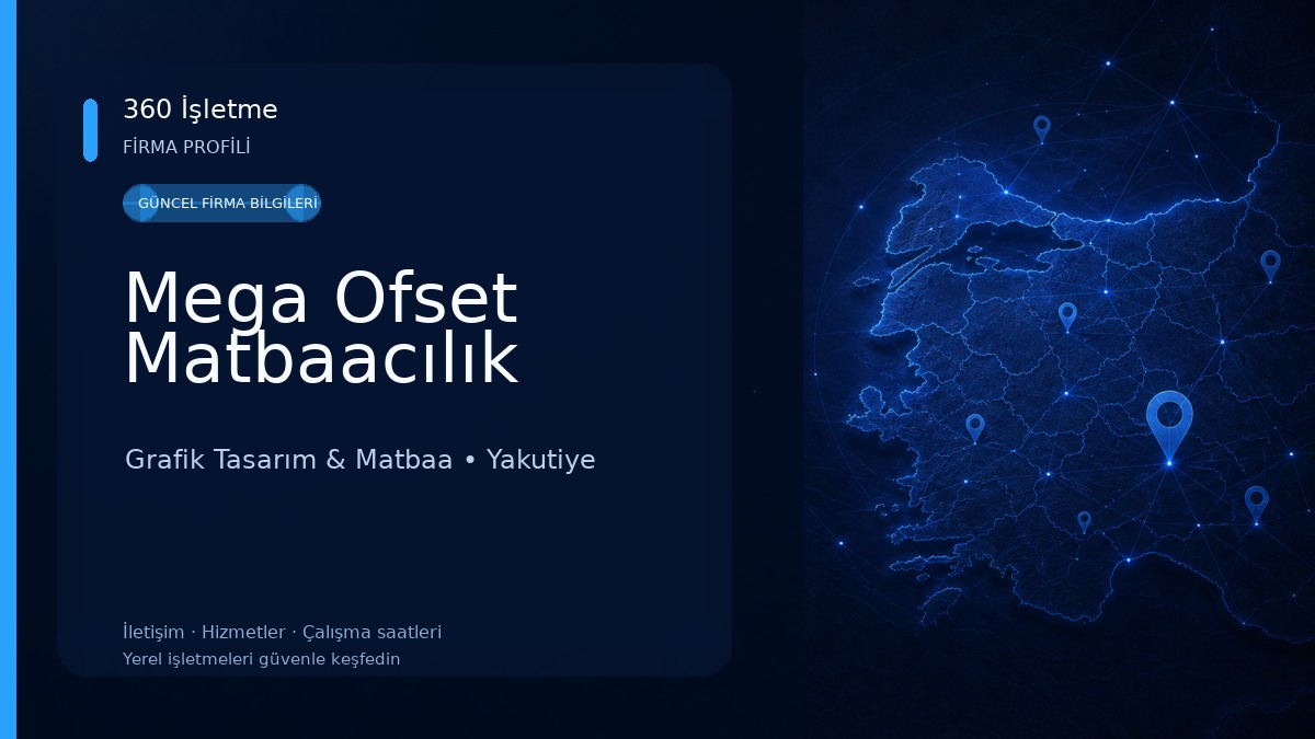 Mega Ofset Matbaacılık Grafik Tasarım & Matbaa