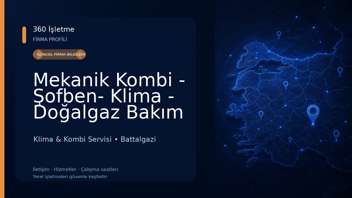 Mekanik Kombi - Şofben- Klima - Doğalgaz Bakım ve Tamir Servisi