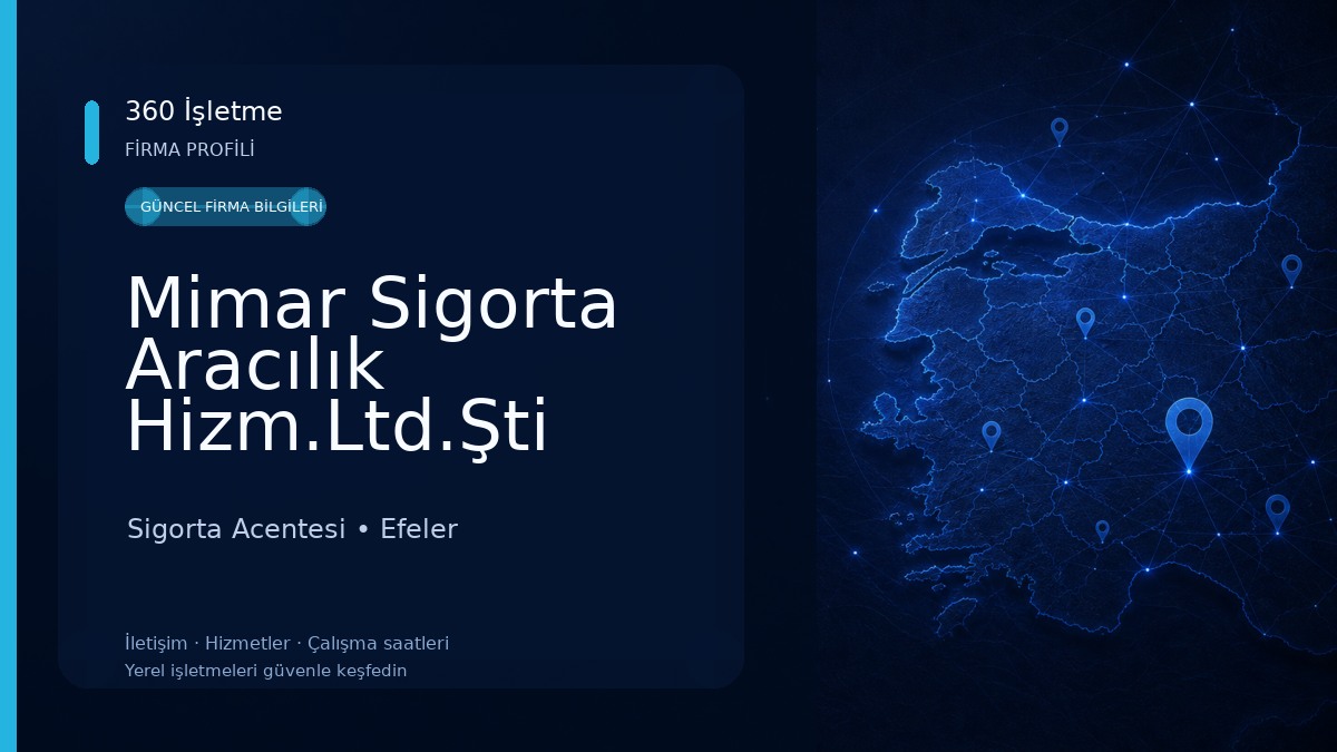 Mimar Sigorta Aracılık Hizm.Ltd.Şti Sigorta Acentesi