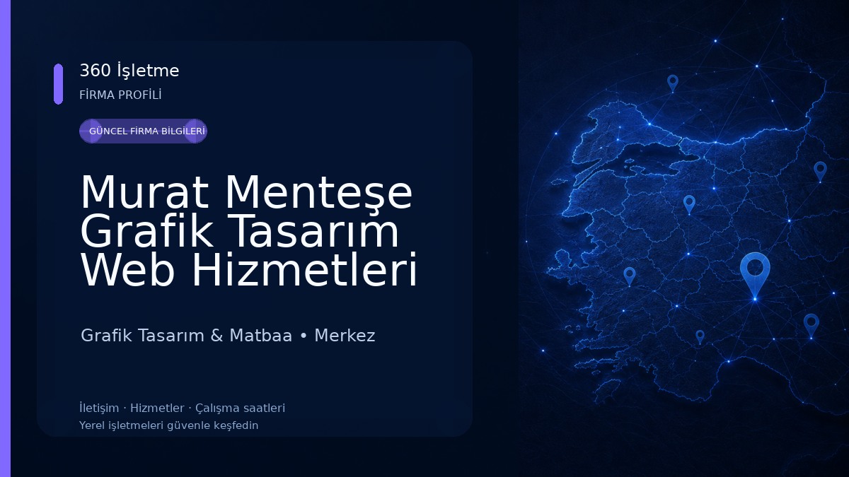Murat Menteşe Grafik Tasarım Web Hizmetleri 