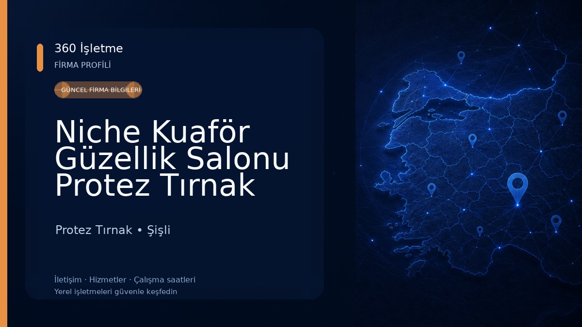 Niche Kuaför Güzellik Salonu Protez Tırnak Cilt Bakımı Saç Tasarım Protez Tırnak