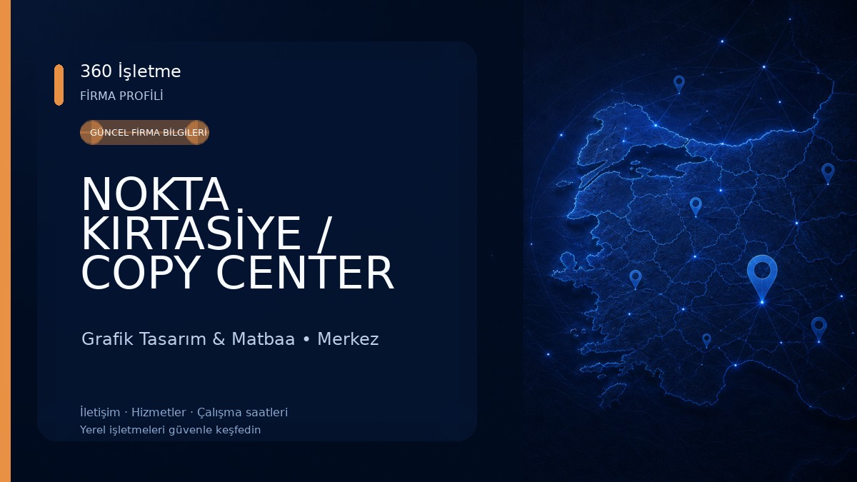 NOKTA KIRTASİYE / COPY CENTER 