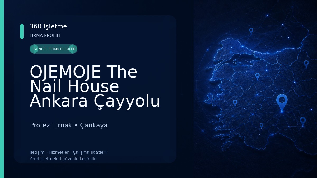 OJEMOJE The Nail House Ankara Çayyolu tırnak nailart protez tırnak