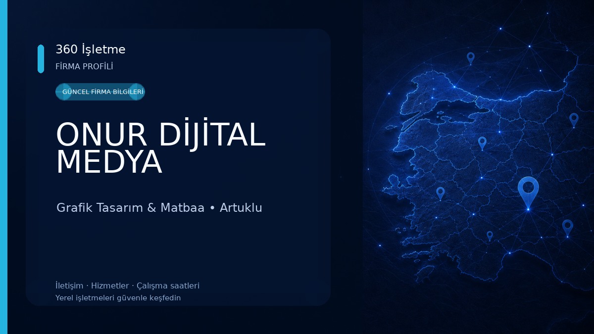 ONUR DİJİTAL MEDYA Grafik Tasarım & Matbaa