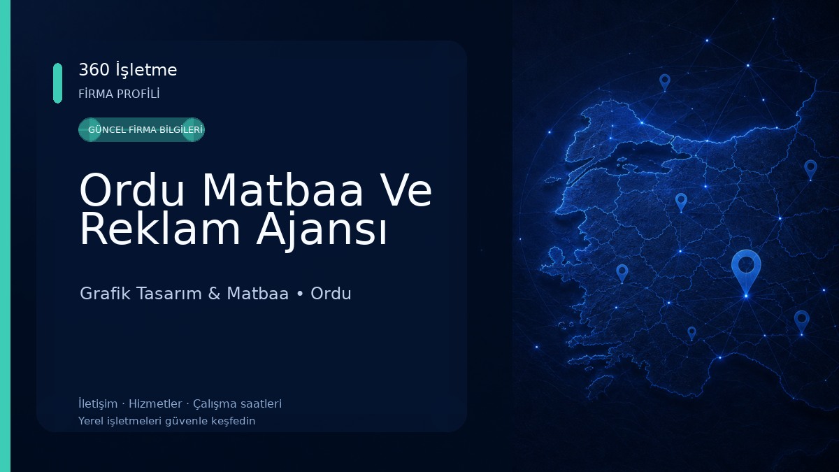 Ordu Matbaa Ve Reklam Ajansı