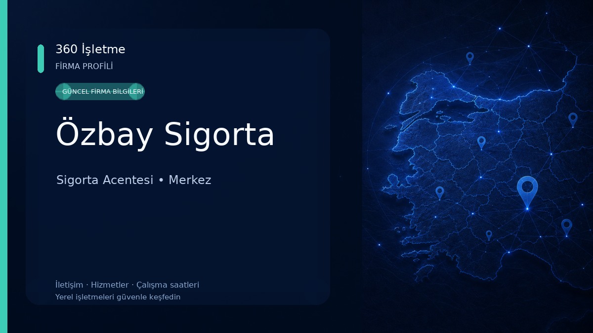 Özbay Sigorta Sigorta Acentesi