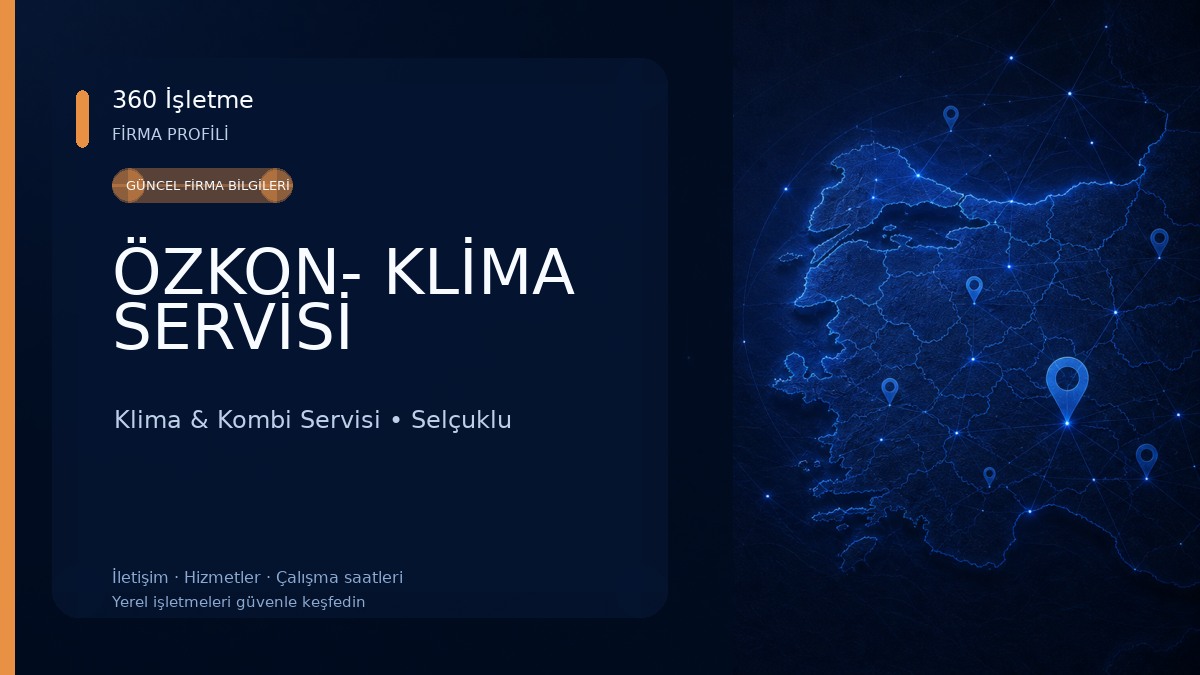ÖZKON- KLİMA SERVİSİ Klima & Kombi Servisi
