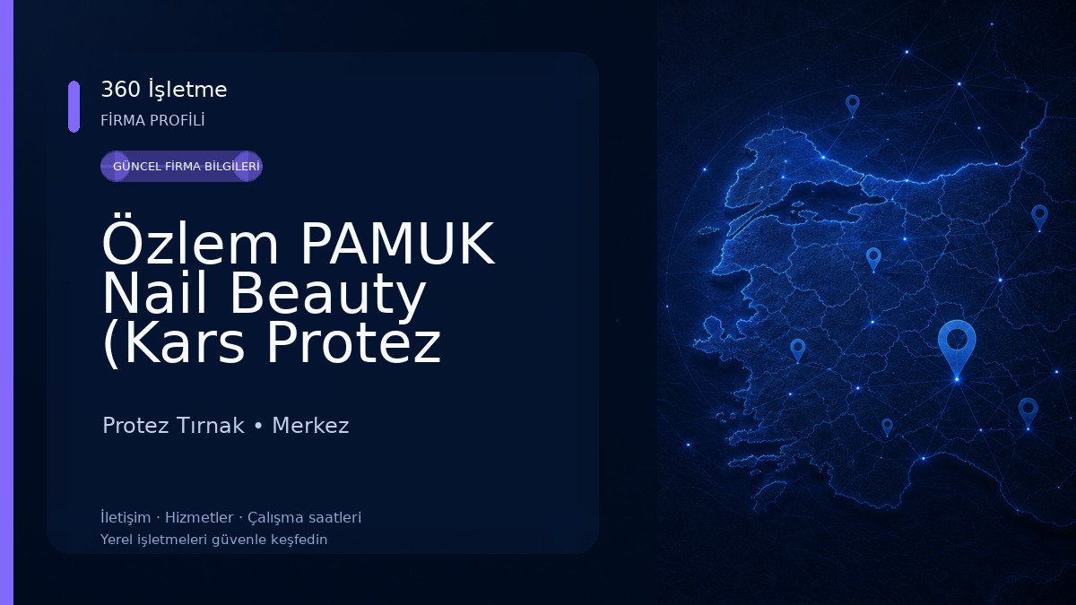 Özlem PAMUK Nail Beauty (Kars Protez Tırnak) 