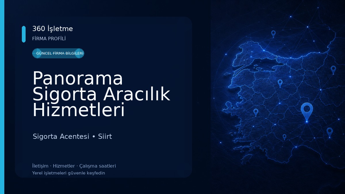 Panorama Sigorta Aracılık Hizmetleri 