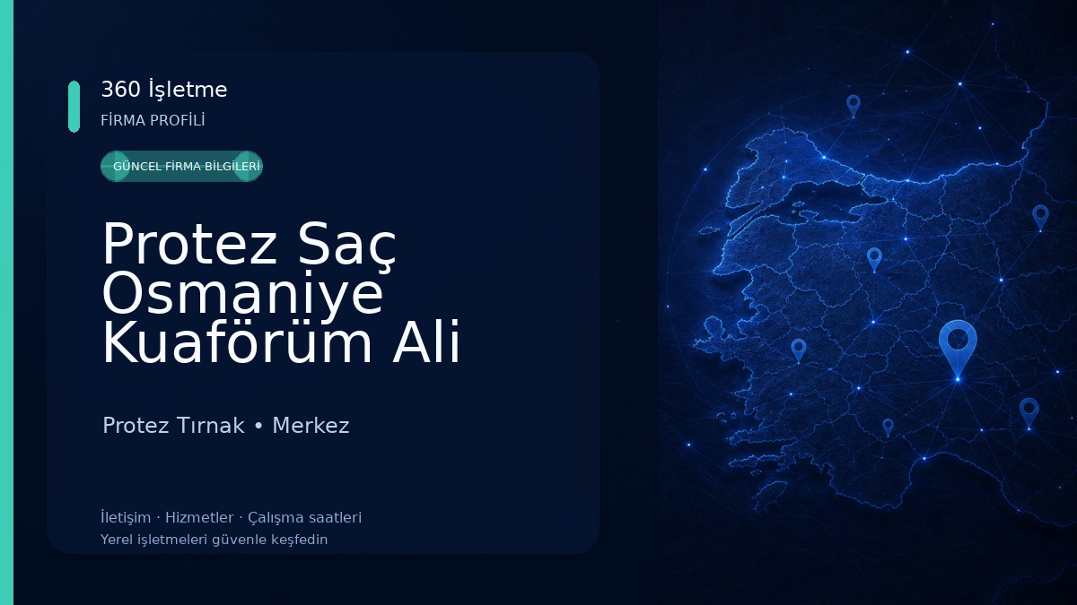 Protez Saç Osmaniye Kuaförüm Ali Garden 