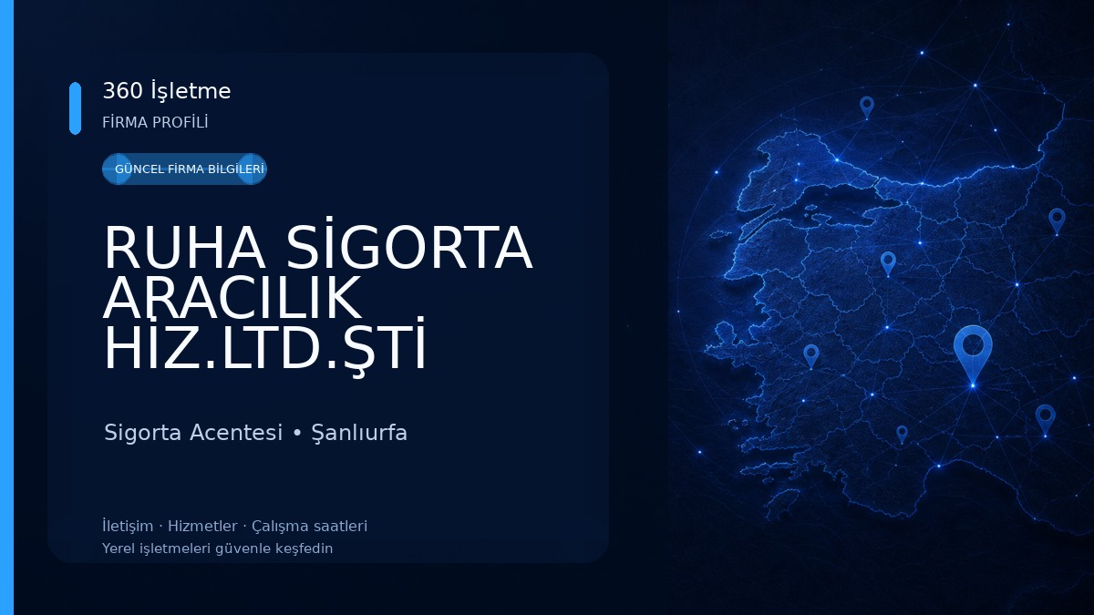 RUHA SİGORTA ARACILIK HİZ.LTD.ŞTİ Sigorta Acentesi