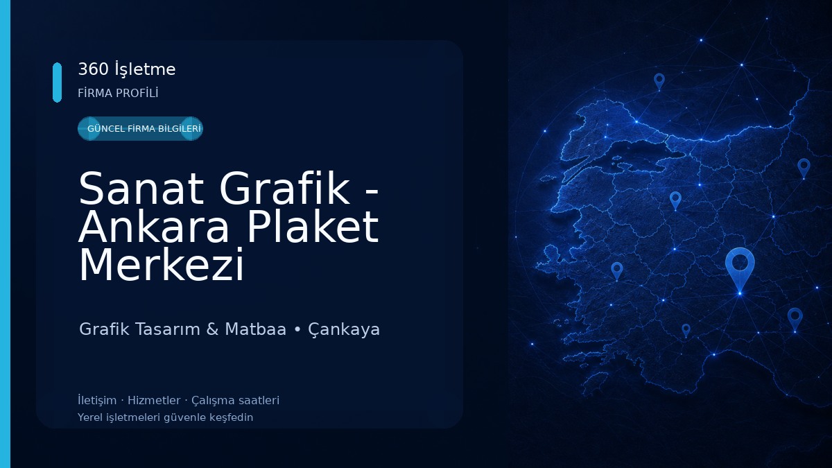 Sanat Grafik - Ankara Plaket Merkezi Grafik Tasarım & Matbaa