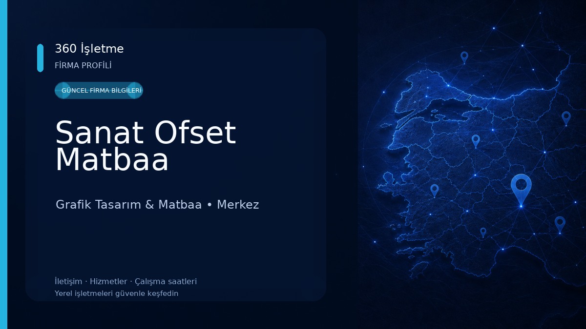 Sanat Ofset Matbaa Grafik Tasarım & Matbaa