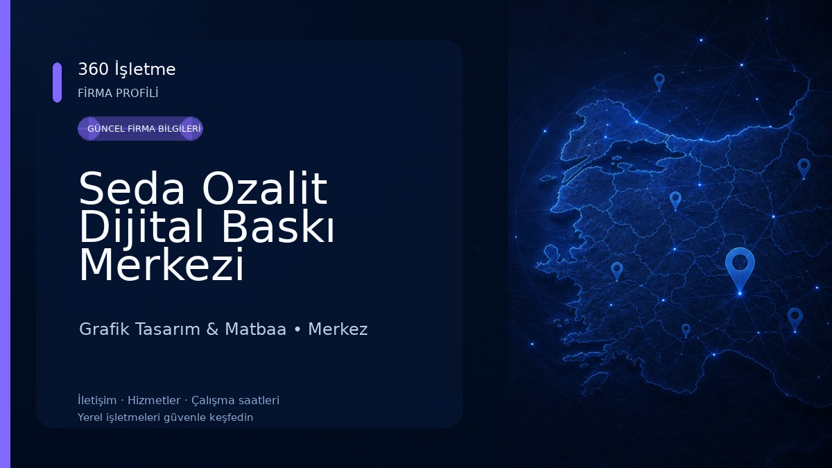 Seda Ozalit Dijital Baskı Merkezi
