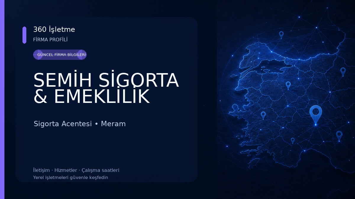 SEMİH SİGORTA & EMEKLİLİK Sigorta Acentesi