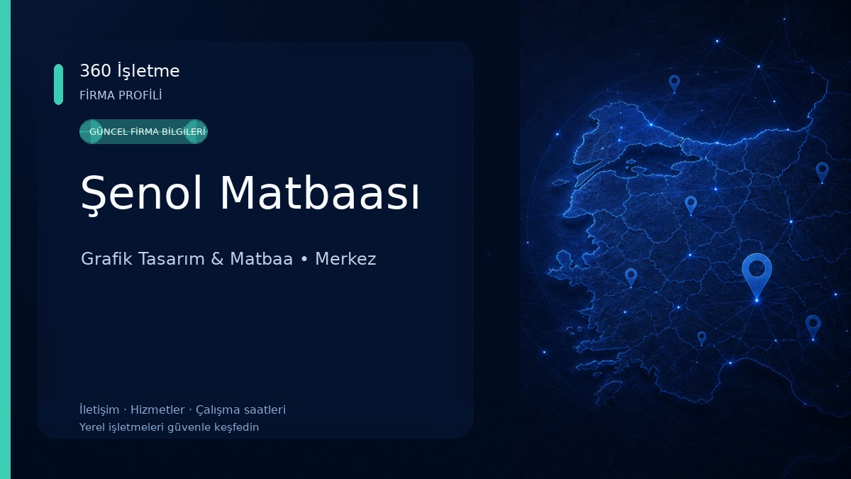 Şenol Matbaası 