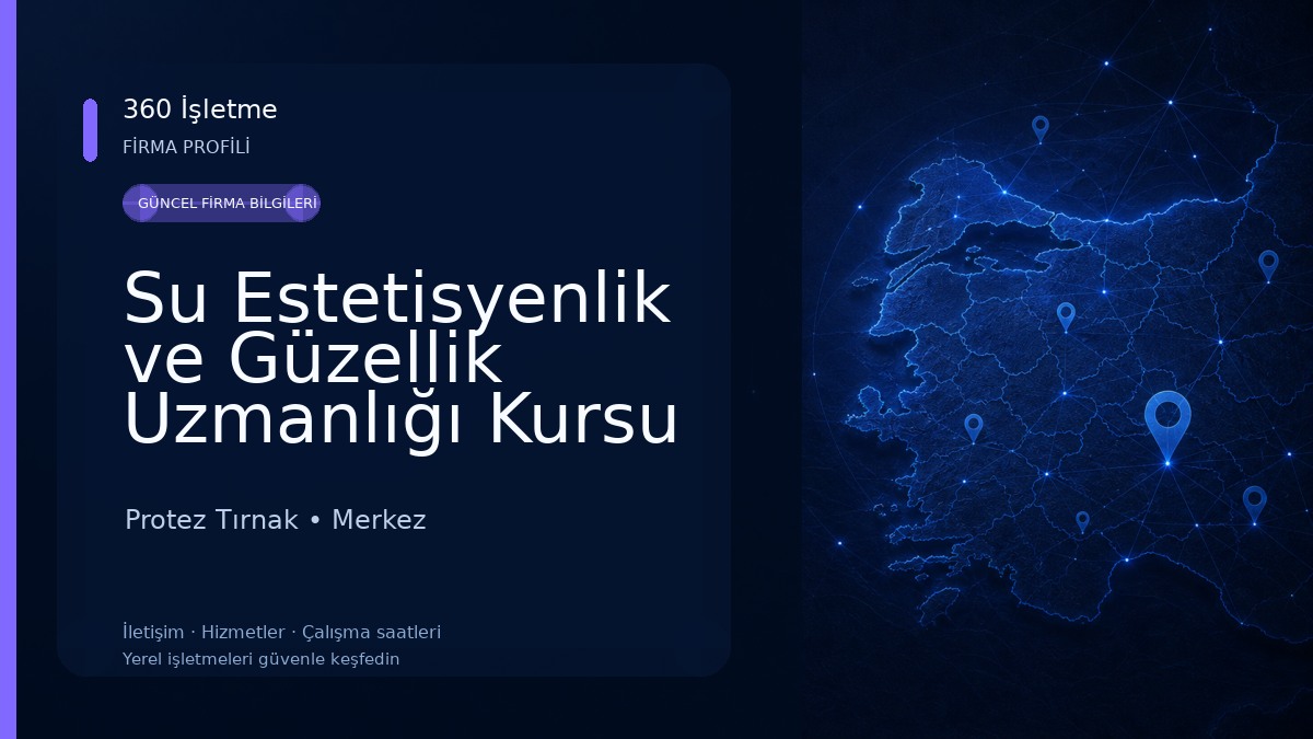 Su Estetisyenlik ve Güzellik Uzmanlığı Kursu Yalova Protez Tırnak