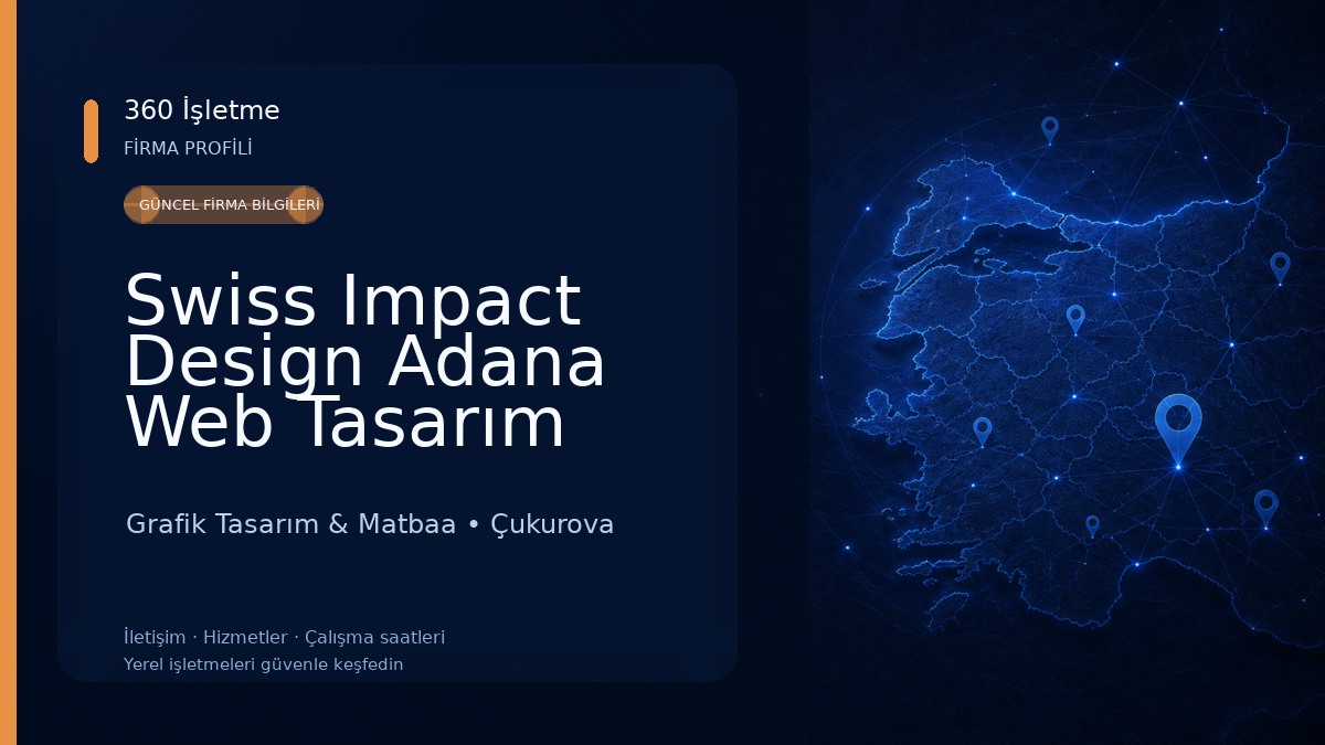 Swiss Impact Design Adana Web Tasarım Reklam Ajansı