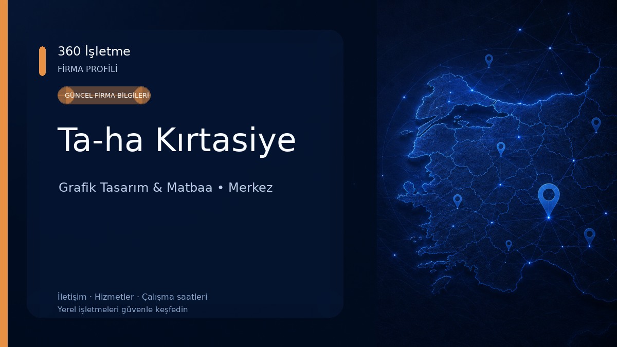 Ta-ha Kırtasiye Grafik Tasarım & Matbaa