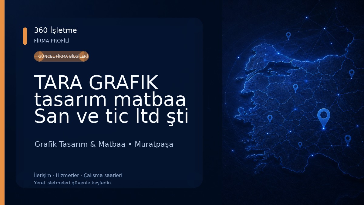 TARA GRAFIK tasarım matbaa San ve tic ltd şti