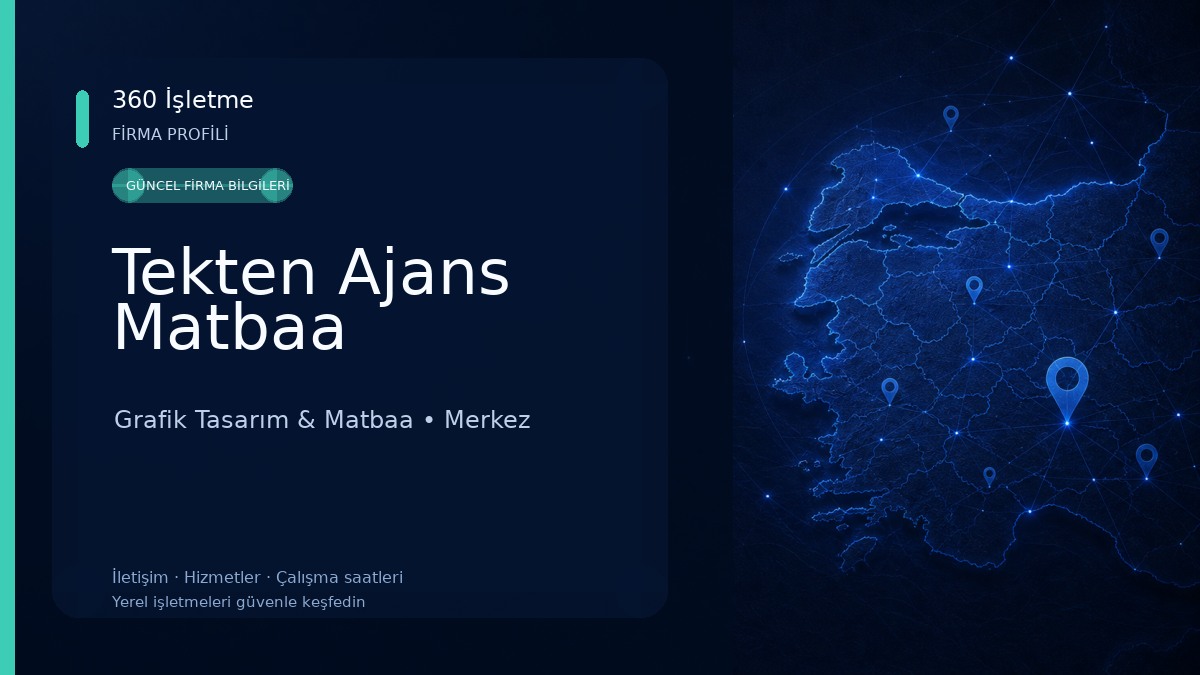 Tekten Ajans Matbaa 