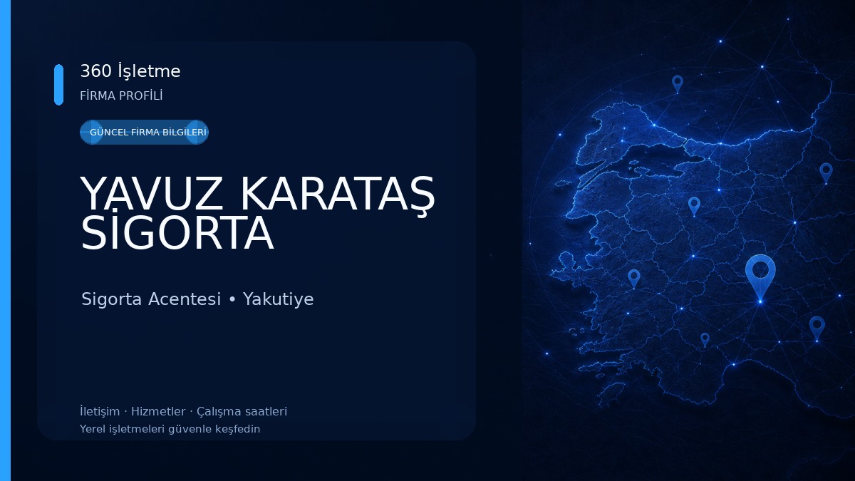 YAVUZ KARATAŞ SİGORTA Sigorta Acentesi