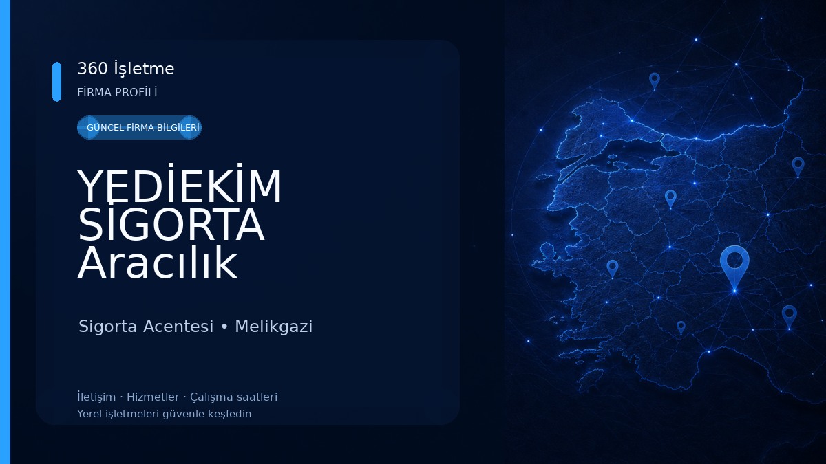 YEDİEKİM SİGORTA Aracılık Hizmetleri Ltd. Şti. Sigorta Acentesi