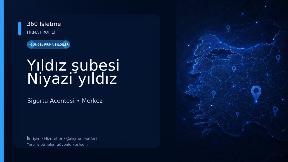 Yıldız şubesi Niyazi yıldız Sigorta Acentesi