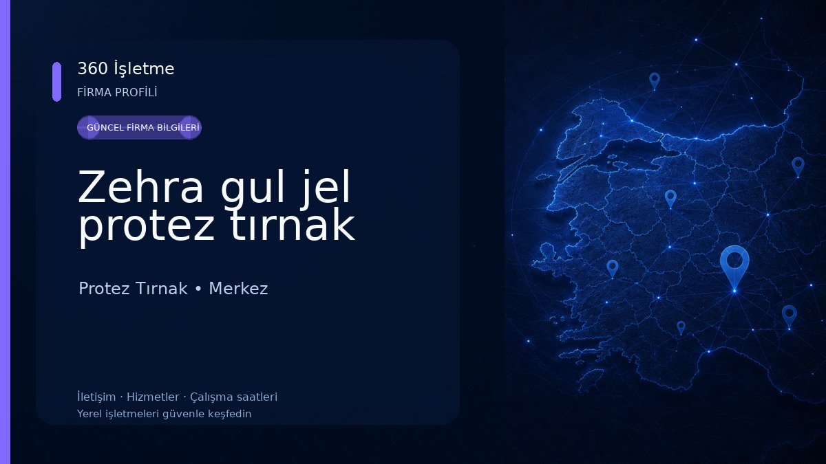 Zehra gul jel protez tırnak