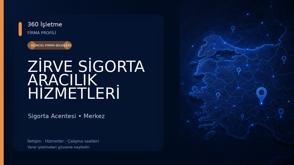 ZİRVE SİGORTA ARACILIK HİZMETLERİ Sigorta Acentesi
